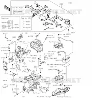 CHASSIS EQUIPMENT ELECTRIQUE pour Kawasaki Z650 2023