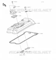 COUVRE CULASSE pour Kawasaki Z650 2023