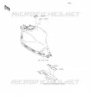 ETIQUETTES pour Kawasaki Z650 2023