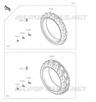 PNEUS pour Kawasaki Z650 2023