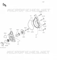 POMPE &Agrave; EAU pour Kawasaki Z650 2023