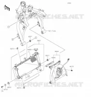 RADIATEUR pour Kawasaki Z650 2023