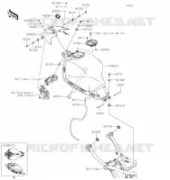 RESERVOIR CARBURANT pour Kawasaki Z650 2023