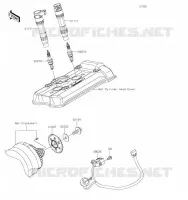 SYSTEME D&acute;ALLUMAGE pour Kawasaki Z650 2023