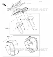 ACCESSOIRE(Pannier) pour Kawasaki Z650 2023
