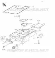CARTER INFERIEUR pour Kawasaki Z650 2023