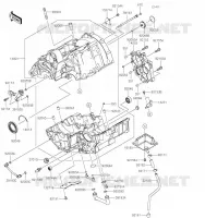 CARTER MOTEUR(S) pour Kawasaki Z650 2023