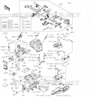 CHASSIS EQUIPMENT ELECTRIQUE pour Kawasaki Z650 2023