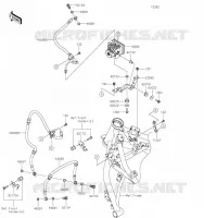 DURITE DE FREIN pour Kawasaki Z650 2023