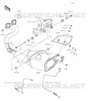 &Eacute;CHAPPEMENT pour Kawasaki Z650 2023