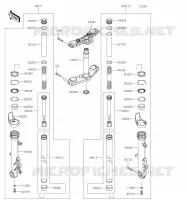 FOURCHE pour Kawasaki Z650 2023