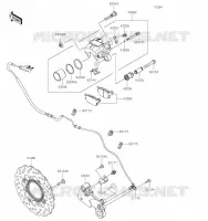 FREIN ARRIERE pour Kawasaki Z650 2023