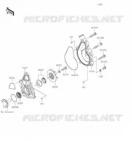 POMPE &Agrave; EAU pour Kawasaki Z650 2023