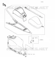 ACCESSOIRE(Tank Bag) pour Kawasaki Z650 2023