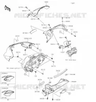 CARENAGE pour Kawasaki Z650 2023