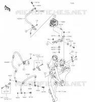 DURITE DE FREIN pour Kawasaki Z650 2023