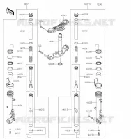 FOURCHE pour Kawasaki Z650 2023