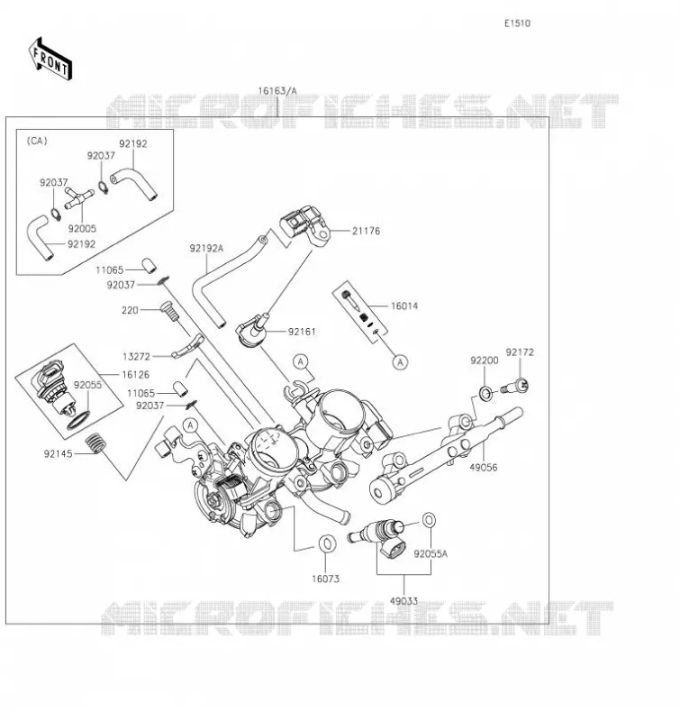 CARBU Kawasaki MOTOS 400 2023 NINJA 400  EX400GPFAL