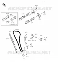 ARBRE A CAME/TENDEUR pour Kawasaki NINJA 400 2023