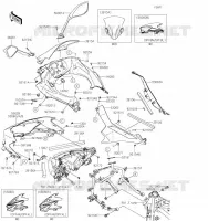CARENAGE pour Kawasaki NINJA 400 2023