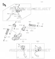 GUIDON pour Kawasaki NINJA 400 2023
