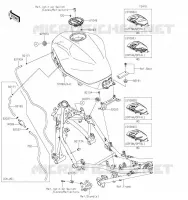 RESERVOIR CARBURANT pour Kawasaki NINJA 400 2023