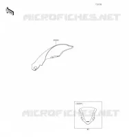 ACCESSOIRE(PARE BRISE) pour Kawasaki NINJA 400 2023