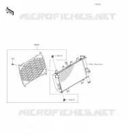ACCESSOIRE(Radiator Screen) pour Kawasaki NINJA 400 2023