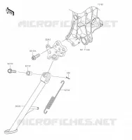 BEQUILLES pour Kawasaki NINJA 400 2023