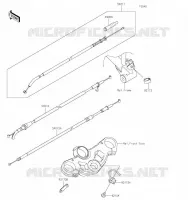 CABLES pour Kawasaki NINJA 400 2023