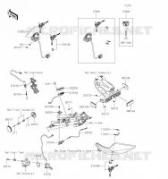 CONTACTEUR SERRURE/R&Eacute;FLECTEUR pour Kawasaki NINJA 400 2023