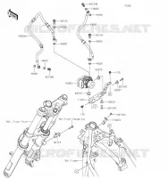 DURITE DE FREIN pour Kawasaki NINJA 400 2023