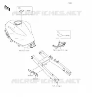 ETIQUETTES pour Kawasaki NINJA 400 2023