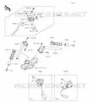 GUIDON pour Kawasaki NINJA 400 2023