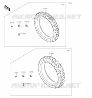 PNEUS pour Kawasaki NINJA 400 2023