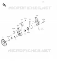 POMPE &Agrave; EAU pour Kawasaki NINJA 400 2023