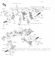 REPOSE PIED pour Kawasaki NINJA 400 2023