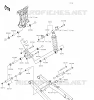 SUSPENSION/AMORTISSEUR pour Kawasaki NINJA 400 2023