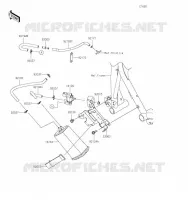 SYSTEME D'EVAPORATION CARBURANT(CA) pour Kawasaki NINJA 400 2023