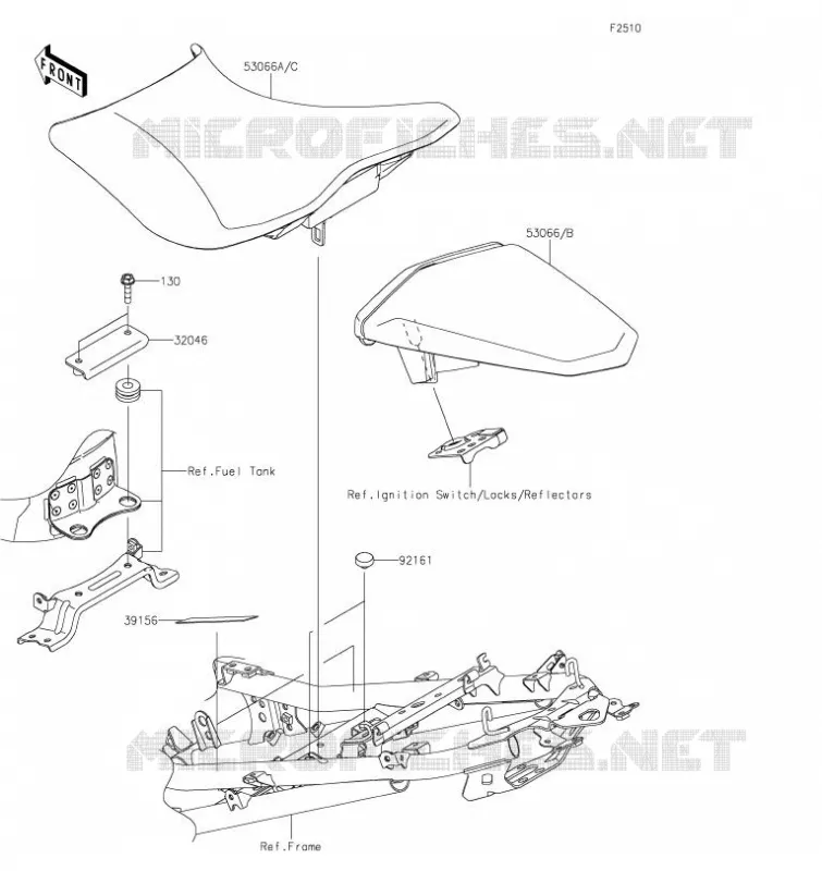 SELLE Kawasaki MOTOS 400 2023 NINJA 400  EX400GPFNN