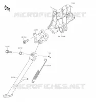 BEQUILLE(s) pour Kawasaki NINJA 400 2020