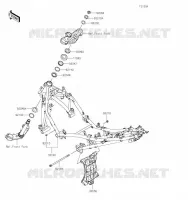 CADRE(CA) pour Kawasaki NINJA 400 2020
