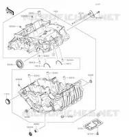 CARTER MOTEUR pour Kawasaki NINJA 400 2020