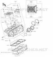 CULASSE pour Kawasaki NINJA 400 2020