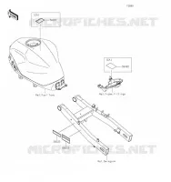 ETIQUETTES pour Kawasaki NINJA 400 2020