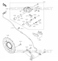 FREIN ARRIERE pour Kawasaki NINJA 400 2020