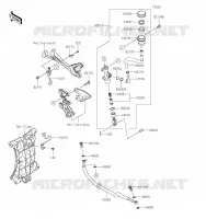 MAITRE CYLINDRE ARRIÈRE pour Kawasaki NINJA 400 2020