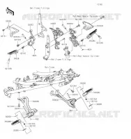 REPOSES PIED pour Kawasaki NINJA 400 2020
