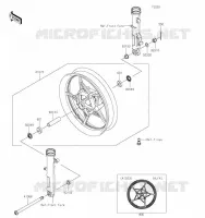 ROUE AVANT pour Kawasaki NINJA 400 2020