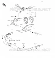SILENCIEUX D'ECHAPPEMENT pour Kawasaki NINJA 400 2020